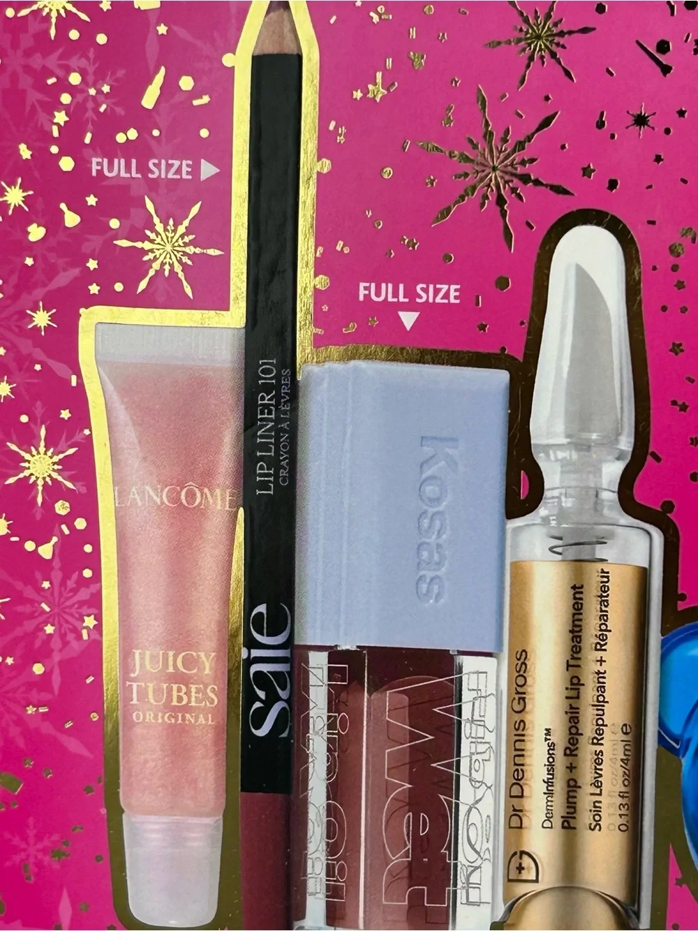 Sephora Favorites Lip Value Set Holiday 10 Pc Bag Kit LIMITED EDITION New